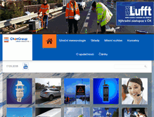 Tablet Screenshot of changroup.cz